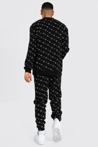 Sweat-shirt à capuche unisexe noir uni, coupe classique, décontracté, en molleton 100% coton, anti-plis, avec logo frontal, pour l'automne, avec poches - Product Image 3
