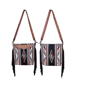 Rodeo International – sac à bandoulière en toile épaisse, couverture de selle de cow-girl occidentale élégante avec sangle à main - Product Image 2