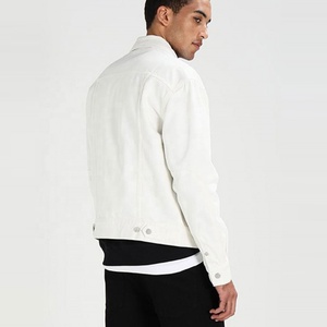 Veste en jean pour homme personnalisée de haute qualité, très populaire, avec col montant, capuche, respirante et à séchage rapide - Product Image 4