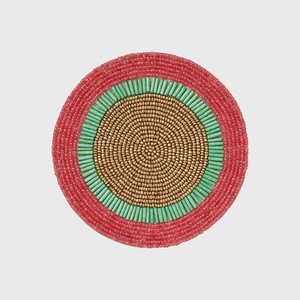 Premium handcrafted customizable beaded Cheery design Home Decor coaster beautiful Tea <b>Table</b> weeding decorative coasters - Product Image 2