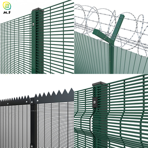 An ninh cao 358 lưới hàng rào chống ăn mòn tính năng chống ăn mòn sơn tĩnh điện khung thép an ninh đường sắt sử dụng - Product Image 5