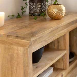 Meuble TV Vandana Mira Vesta en bois de manguier et métal - Product Image 6