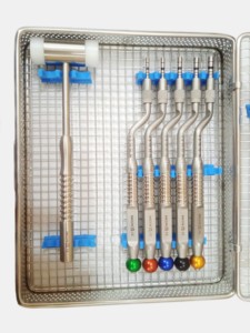 Juego Quirúrgico Tegra 6: Osteótomo Manual, Martillo, Instrumento de Acero Inoxidable, Herramienta Dental Quirúrgica para Implantes, Levantamiento de Seno y Herramienta para Implantes Óseos - Product Image 4