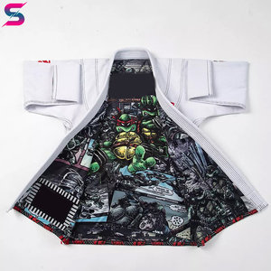 Kimono de Jiu Jitsu Brasileño de la Mejor Calidad, Tejido Suave de Algodón y Poliéster, Sublimado, Unisex, para Artes Marciales - Product Image 2