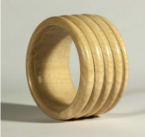 Elegantes Brazaletes de Madera, el Mejor Regalo Unisex, Joyería de Moda Multicolor Pulida, para Compromiso, Forma Hexagonal, Personalizable - Product Image 2