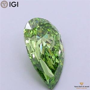 เพชร CVD ที่ได้รับการรับรองจาก IGI น้ำหนัก 3.00 กะรัต ความสะอาดระดับ VS1 สีเขียวสดใสทรงลูกแพร์ สำหรับการสร้างสรรค์เครื่องประดับที่ไม่เหมือนใคร - Product Image 5