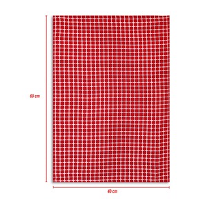 Serviette de cuisine personnalisée, élégante, en coton, à motif à carreaux, avec tissage gaufré, au prix d'usine, fabricants indiens. - Product Image 5
