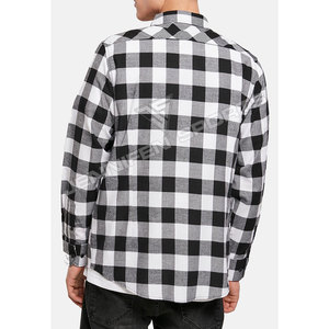 เสื้อเชิ้ตผ้าฟลานเนลผู้ชาย แขนยาว ลายสก็อต ผ้าฝ้าย 100% คุณภาพสูง สวมใส่สบาย ขายส่ง - Product Image 4