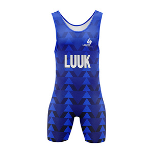 Traje de Lucha Libre Personalizado de Una Pieza con Estampado por Sublimación, Ajustado, de Secado Rápido, Unisex, Diseño Geométrico Rojo, Ropa de MMA para Adultos - Product Image 5