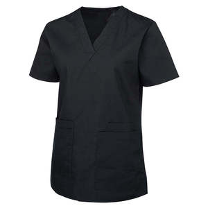 Tenues médicales professionnelles pour hommes, sur mesure, en polyester, à manches courtes et longues, pour infirmiers - Product Image 6