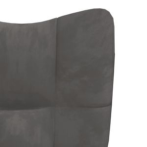 เก้าอี้พักผ่อนสีเทาเข้มสำหรับห้องนั่งเล่น - Product Image 6