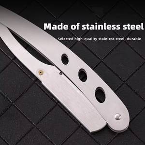 New Upgraded Stainless Steel Straight <b>Razor</b> With Replaceable Blade For <b>Men</b> Barber Shop Use Single Blade Shaver - Product Image 4