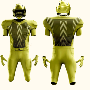 Nouveauté, uniformes de football américain multi-designs, 100% polyester, pour adultes, légers, respirants, service OEM - Product Image 1