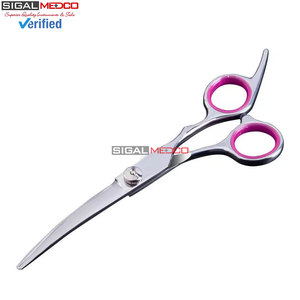 Juego de Tijeras Profesionales de Acero Inoxidable para Peluquería Canina con Peine, Tijeras de Corte Precisas, Duraderas y Afiladas, Logotipo Personalizado - Product Image 5
