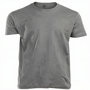 เสื้อยืดคอกลมแขนสั้นทรงหลวม ผ้าฝ้าย 100% ระบายอากาศได้ดี พิมพ์ลายตามสั่งสำหรับผู้ชายและผู้หญิง รับผลิตแบบ OEM - Product Image 3