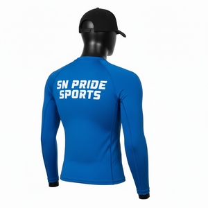 2026 High Quality Wholesale MMA Rash Guard Unisex Custom Long Sleeve Polyester/Spandex Fabric Sublimation Customized Color Logo - Product Image 3