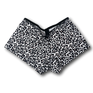 Wholesale Women's Plaid Print Spandex/Polyester High Boxer Shorts Soft Breathable Sleep Shorts Casual Lounge Shorts High - Product Image 1