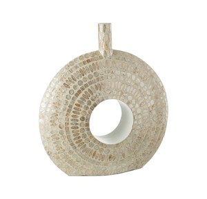 Elegante Florero Decorativo de Nácar para Accesorios Modernos del Hogar - Product Image 3