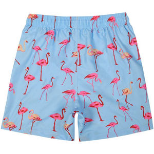 Shorts de plage personnalisés avec logo, décontractés pour hommes, séchage rapide, 100% coton, maillots de bain changeant de couleur, boardshorts, vêtements de bain OEM - Product Image 4