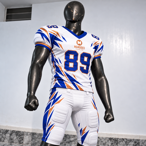 Ventes chaudes - Maillots d'équipe de football américain - Hauts respirants antibactériens - Ensemble d'uniformes personnalisés - Joueurs adultes - Équipes scolaires - Sports - Product Image 5