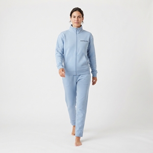 Women's Cotton Fleece Tracksuit Two Piece Set Full <b>Zip</b> Sports Jacket Straight Leg <b>Trousers</b> Casual Activewear Streetwear Casual - Product Image 3