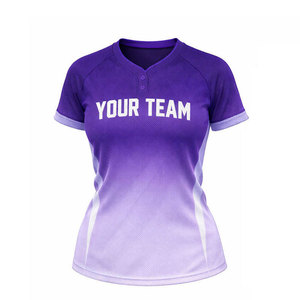 Maillot de softball personnalisé imprimé pour l'été – Respirant, écologique, pour équipe sportive, à manches courtes, pour entraînement et matchs - Product Image 1