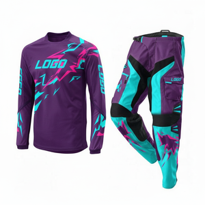 Conjunto de Jersey y Pantalones de Motocross para Hombre, Equipo MX, Ropa para Motocross, Carreras Todoterreno, Equipamiento de Carreras para Adultos - Product Image 2