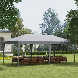"Quick Setup####Durable####20x10 Gray Pop up <b>Canopy</b> <b>Tent</b> for Outdoor Events and BBQs" - Product Image 2