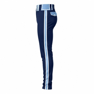 Pantalones de Uniforme de Béisbol con MOQ Bajo, Impresión por Sublimación Personalizada, Cintura Elástica, Transpirables, para Hombres y Jóvenes, Fábrica OEM - Product Image 4