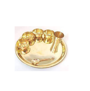 Service de table en laiton martelé à motif de points, collection de luxe supérieure / Service de table et produit phare en promotion - Product Image 5