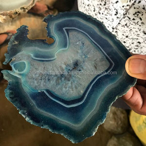 Tranches d'agate naturelle de haute qualité en gros, pierres d'agate en vrac pour la fabrication de bijoux, artisanat, décoration intérieure, pierres précieuses de qualité supérieure - Product Image 5