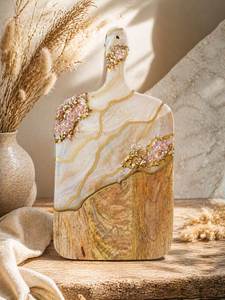 Plateau à fromage en résine design pour les fêtes d'anniversaire, les dîners en famille, la dégustation de vins et les réceptions festives - Product Image 4