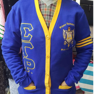 Sigma Gamma Rho <b>Cardigan</b> Sweater Custom Greek Letter Knitwear Button Front Long Sleeve Casual Fashion <b>Cardigan</b> Womens Streetwear - Product Image 1