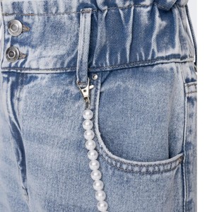 Jeans en denim premium pour femmes, pantalon taille haute en coton doux, vêtements décontractés élégants, vente en gros, jeans d'usine, coton confortable - Product Image 5