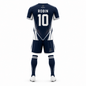 ชุดเสื้อฟุตบอลชาย ROMAA แบบซับลิเมชั่น โพลีเอสเตอร์ 100% ระบายอากาศได้ดี แขนสั้น พร้อมชื่อ เบอร์ และชุดทีม - Product Image 1