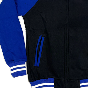 ZPB Unisex Sorority & Fraternity Varsity Jacket Women Cotton Fleece Stand Collar Chenille Embroidered Greek Letter Jacket - Product Image 3