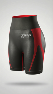 กางเกงขาสั้นออกกำลังกายเอวสูง ยกกระชับสะโพก ระบายอากาศได้ดี ไร้ตะเข็บ เหมาะสำหรับสตรีทแวร์ ฟิตเนส โยคะ ปั่นจักรยาน - Product Image 2