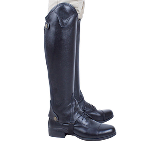 Guêtres d'équitation unisexes en cuir pleine fleur personnalisées, durables, pour bottes, B2B LHC-0026 - Product Image 5