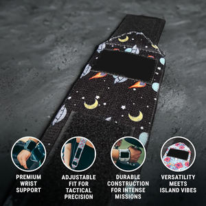 Bandes de Soutien Poignet Robustes pour Musculation, Fitness, Powerlifting, Anime, Haltérophilie, Deadlift – Polyester Coton avec Crochets - Product Image 2