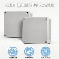 Boîte de jonction électrique étanche OEM ABS/PC JBX-002 IP66, moulage par injection personnalisé 150x150x76.2mm VN;27