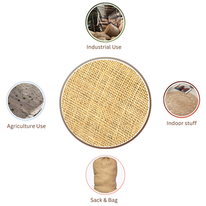 Rollo o fardo de tela de arpillera de yute de buena calidad, Material biodegradable ecológico para hacer bolsas de mano y bolsas de compras - Product Image 4