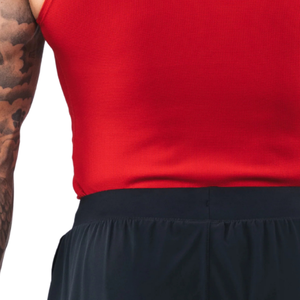 Camiseta de Compresión sin Mangas para Hombre, Ajustada, para Gimnasio, Entrenamiento, Deporte, Color Carmín - Product Image 6