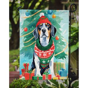 Bluetick Coonhound Drapeau de jardin de Noël Boîte aux lettres multicolore Bannière de cour décorative pour les œuvres d'art de patio et les parterres de fleurs - Product Image 3