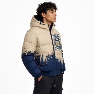 Men's Puffer Waterproof Jacket Winter Bubble Padded <b>Coat</b> Polyester Outdoor Windproof Custom Puffer Jacket Men - Product Image 4