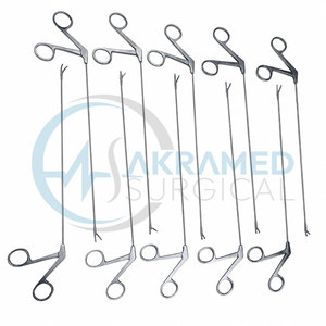 Juego de Instrumentos Laparoscópicos Premium Reutilizables de Acero Inoxidable, Kit de Tijeras y Pinzas para Cirugía Mínimamente Invasiva, con Certificación CE - Product Image 3