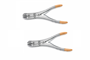 Cisailles manuelles à double action en acier inoxydable de 18 cm et 22 cm pour instruments chirurgicaux - Product Image 5
