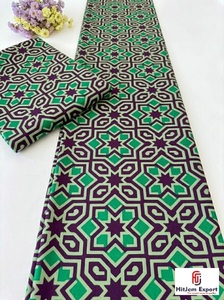 Tela Brocada de Algodón con Estampado Africano Ankara de Lujo, Personalizada OEM ODM, Anti-UV, Impermeable, para Prendas Tradicionales, Exportación - Product Image 6