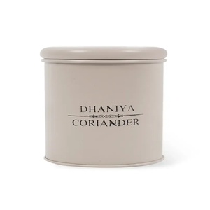 Elegant Matte Beige Brass Copper Steel Food Canister Flip Top Lid Classic Design for Cumin <b>Spice</b> Storage. Bulk Wholesale Orders - Product Image 3