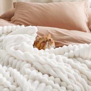Manta de Lana Raschel de Lujo y Alta Calidad, Personalizada, Suave, Cálida y Acogedora para Invierno, para Sofá o Cama, Franela - Venta al Por Mayor - Product Image 6