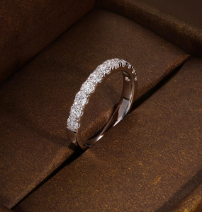 Anillo de Compromiso Vintage de Plata de Ley 925 con Diamante Certificado por IGI para Aniversario y Boda - Product Image 2